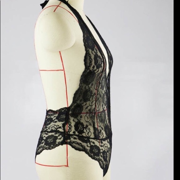 ❤️sexy black lace bodysuit lingerie sleepwear larg - Picture 6 of 7